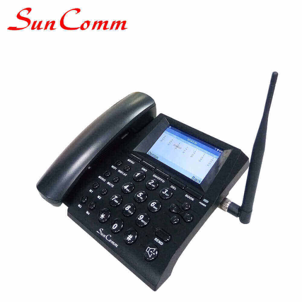 Téléphone sans fil fixe 4g Desktop Telephone Support Gsm 850 / 900